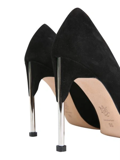 Shop Alexander Mcqueen Suede Pumps In Black