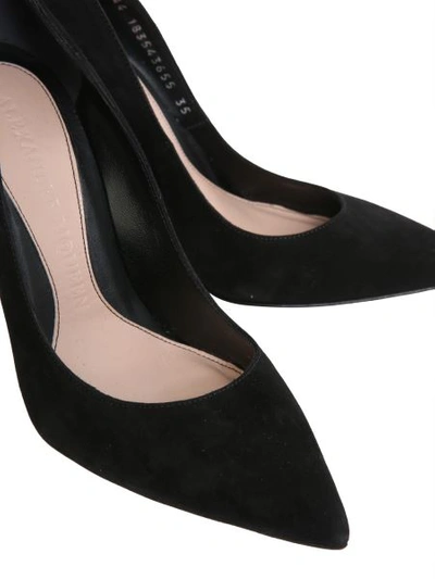 Shop Alexander Mcqueen Suede Pumps In Black