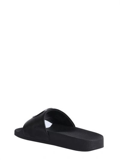 Shop Tory Burch Lina Slide Sandals In Black