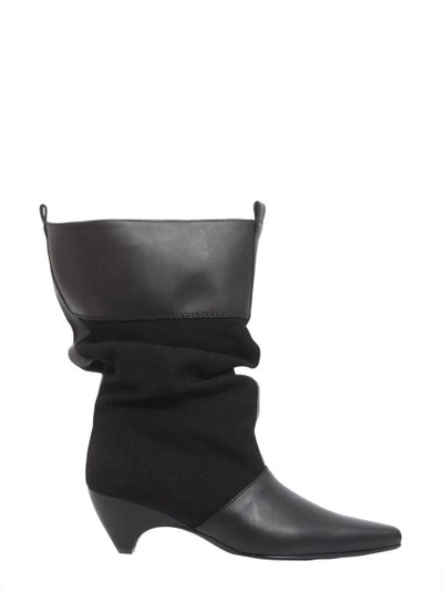 Shop Stella Mccartney Slouchy Boots In Black