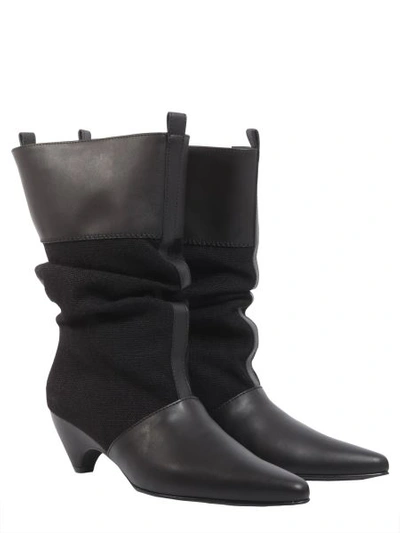 Shop Stella Mccartney Slouchy Boots In Black