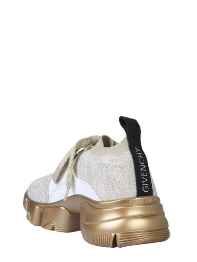 Shop Givenchy Sock Jaw Sneaker In Gold