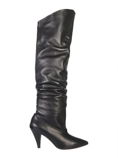 Shop Givenchy Nappa Boots In Black