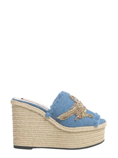 Shop N°21 Denim Mule Sandals