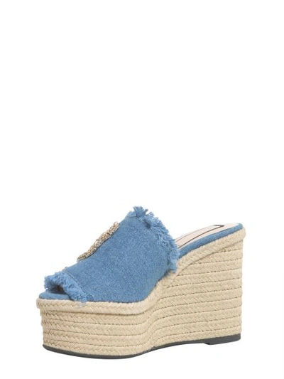 Shop N°21 Denim Mule Sandals