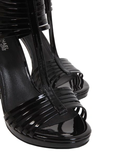 Shop Michael Michael Kors Leann Sandals In Black