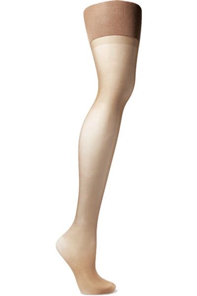 Shop Spanx Firm Believer High-rise 20 Denier Shaping Tights In Brown