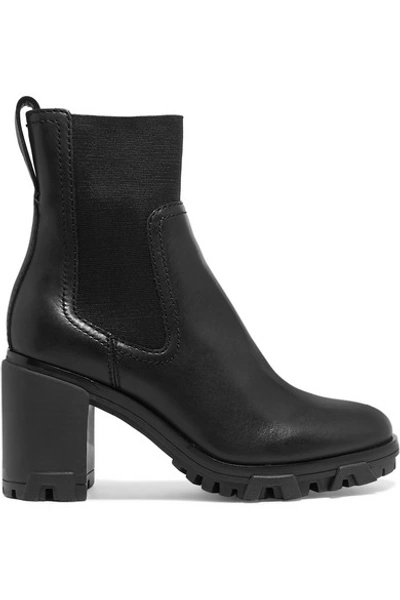 Shop Rag & Bone Shiloh High Leather Ankle Boots In Black