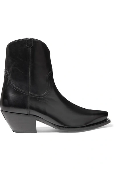 Shop R13 Leather Ankle Boots In Black