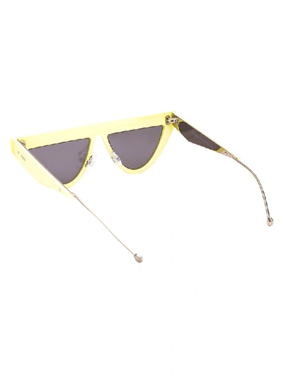 Shop Fendi Sunglasses In Gue Yellow
