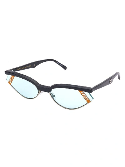 Shop Fendi Sunglasses In P Grey