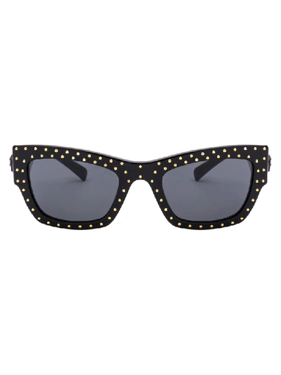 Shop Versace Sunglasses In Black