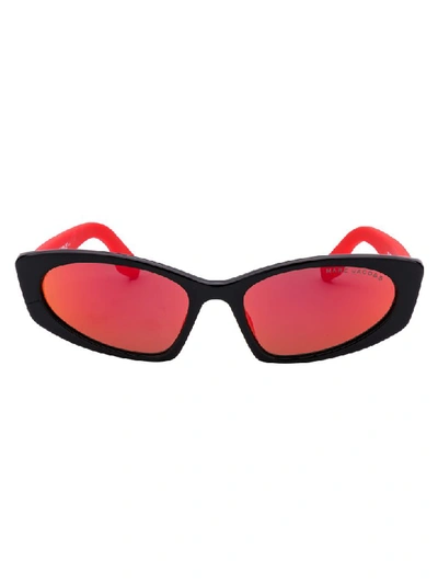 Shop Marc Jacobs Sunglasses In Auz Red