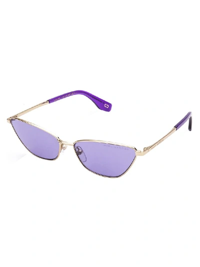 Shop Marc Jacobs Sunglasses In Vur Violet