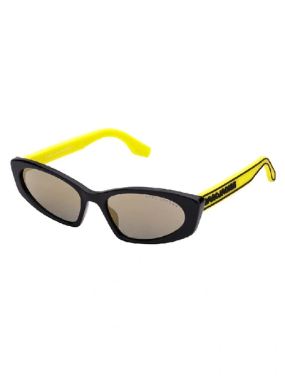 Shop Marc Jacobs Sunglasses In Gjo Yellow