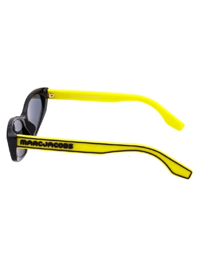 Shop Marc Jacobs Sunglasses In Gjo Yellow