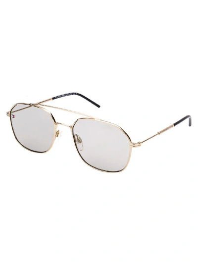 Shop Tommy Hilfiger Sunglasses In Pefqt Gold Green