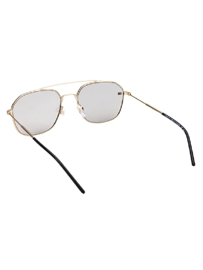 Shop Tommy Hilfiger Sunglasses In Pefqt Gold Green