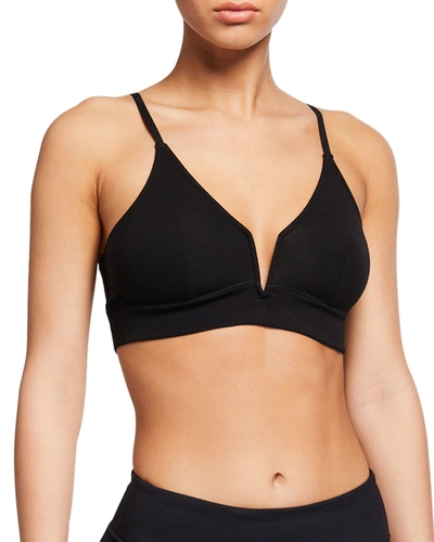 Shop Skin Whisper Weight Garcelle Bralette In Black