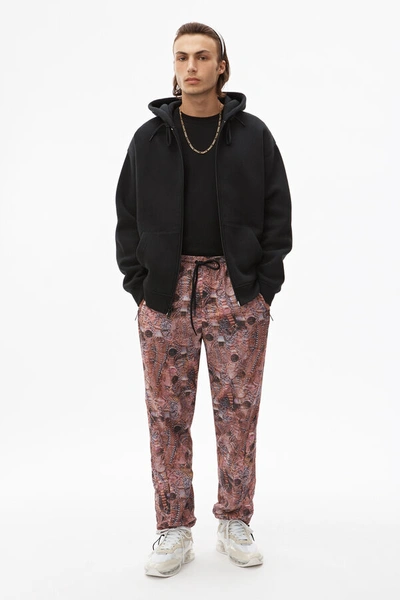 Shop Alexander Wang Printed Nylon Track Pant In Hustler Repeat