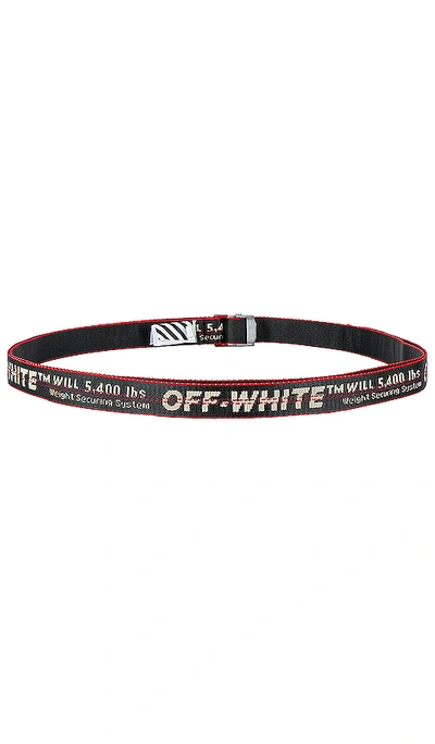 Shop Off-white Mini Industrial Belt In Anthracite