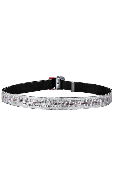 Shop Off-white Industrial Belt In Light Grey