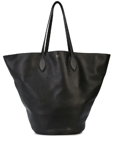 Shop Khaite The Medium Circle Tote Bag In Black