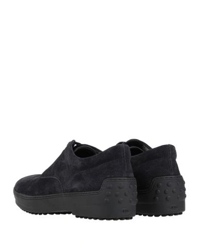 Tod's Laced Shoes In Blue
