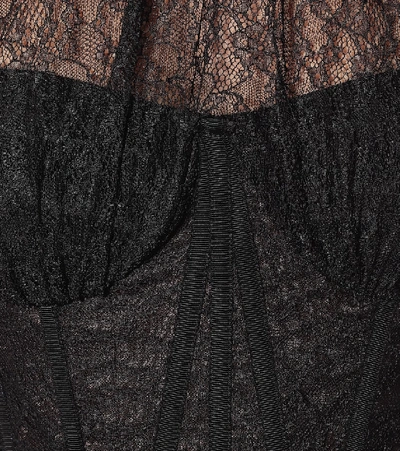 Shop Jonathan Simkhai Lace Peplum Blouse In Black