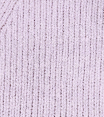 Shop Philosophy Di Lorenzo Serafini Wool-blend Sweater In Purple