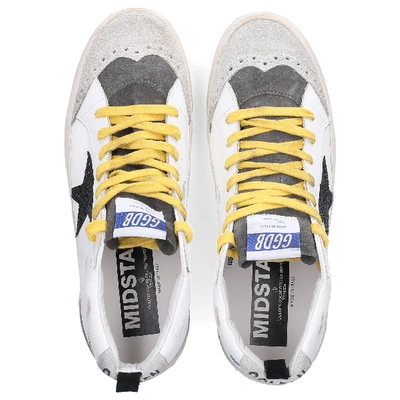 Shop Golden Goose High-top Sneakers Mid Star In Grey,white