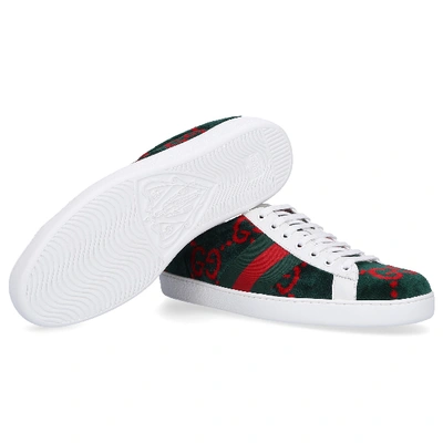 Shop Gucci Sneakers Green Hmm50