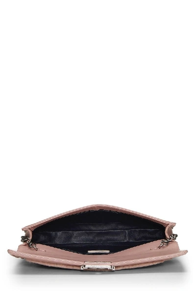 Pre-owned Chanel Pink Lapin Boy Flap Clutch Handbag