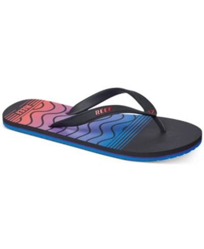 Shop Reef Men's Switchfoot Print Sandals Men's Shoes In Royal Swell