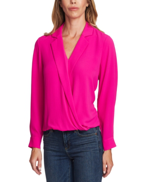 vince camuto faux wrap top