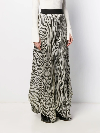 Shop Alice And Olivia Katz Long Skirt In Brown