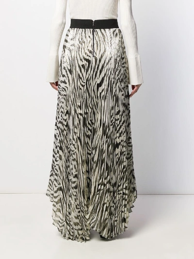 Shop Alice And Olivia Katz Long Skirt In Brown