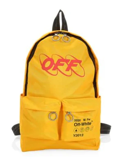 Shop Off-white Industrial Y013 Backpack In Yellow Red