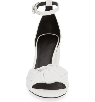 Shop Rebecca Minkoff Capriana Ankle Strap Sandal In Optic White Leather