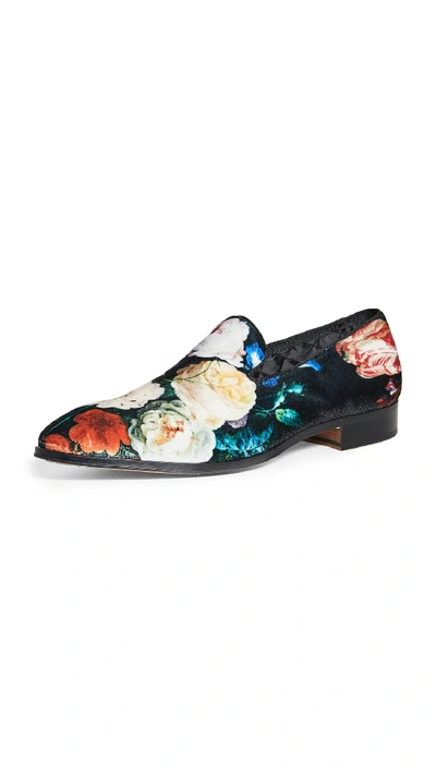 Shop Paul Smith Tudor Loafers In Multi Floral