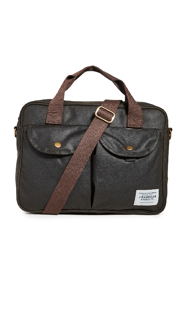 barbour laptop bag sale