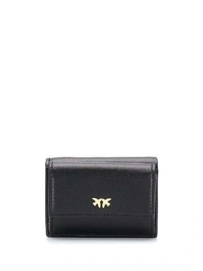 Shop Pinko Chandler Wallet With Flap M Vi In Nero Limousine
