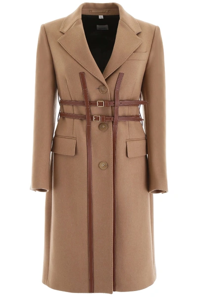 Shop Burberry Callington Coat In Camel (beige)