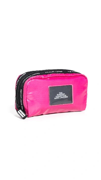 Shop Marc Jacobs Cosmetic Pouch In Bright Pink
