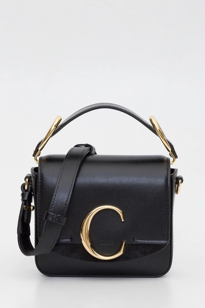 Shop Chloé New C Mini Bag In Nero