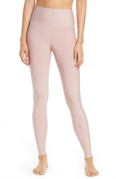 Shop Alo Yoga Airlift High Waist Leggings In Pale Mauve