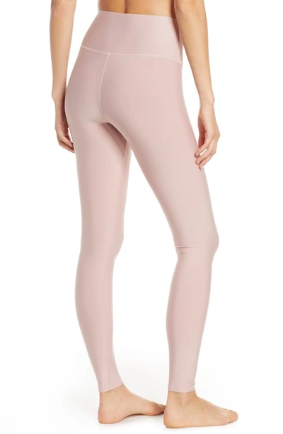 Shop Alo Yoga Airlift High Waist Leggings In Pale Mauve