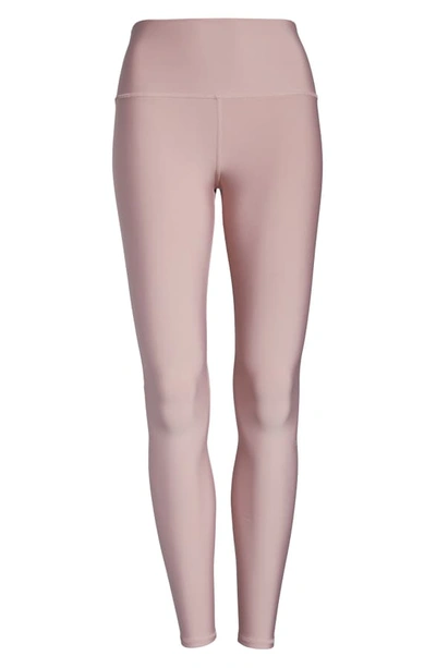 Shop Alo Yoga Airlift High Waist Leggings In Pale Mauve