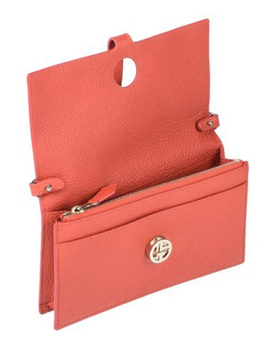 Shop Giorgio Armani Handbags In Red