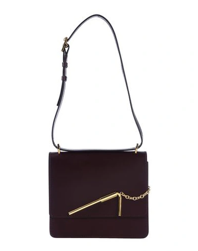 Shop Sophie Hulme Shoulder Bag In Dark Brown